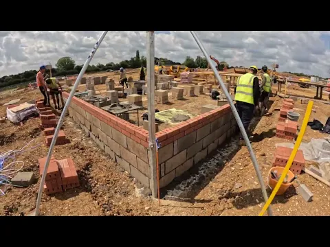 Download MP3 A new hod carrier! #bricklaying #brickwork #bricklayer