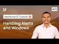 How to Handle Alerts and Windows in WebdriverIO Part 9