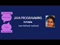 Lesson 33 User-defined Methods - Part 3