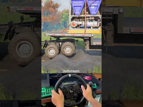 This mud is impossible to drive through #snowrunner #truck #simulation