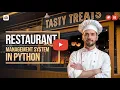 Restaurant Management System using Tkinter Python GUI Tutorial