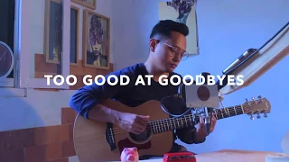 Download TOO GOOD AT GOODBYES - SAM SMITH (COVER) BY ALGHUFRON MP3
