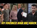 The Young And The Restless Spoilers Shock Rey wakes up and he denounces Adam and Sharon as murderers