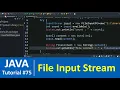 Java Tutorial - Java File Input Stream Class Examples File Handling