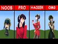 Minecraft Pixel Art NOOB vs PRO vs - Yor Forger Spy x Family