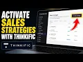 How to Activate Sales Strategies with Thinkific - Easy Tutorial