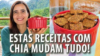 3 RECEITAS COM CHIA mais PODEROSAS que comecei a fazer no ano! Muitos benefícios!