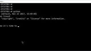 Start Python REPL