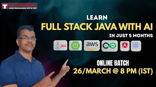 Stop Learning ONLY JAVA Learn FULL STACK JAVA with AI INTEGRATION in 5 months