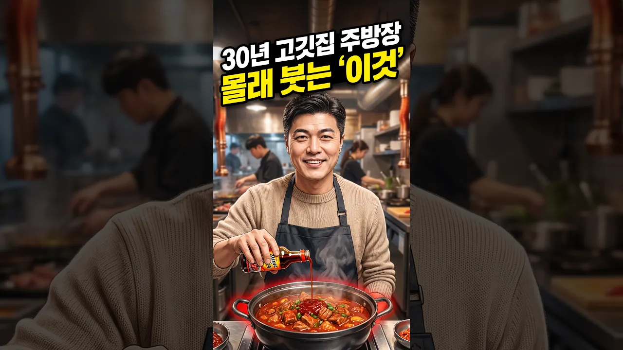 소고기 질길 때 탄산수 10분? 정말 부드러워질까? 레시피 숏폼 썸네일