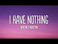 Whitney Houston - I Have Nothing (Lyrics)