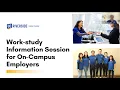 2026-27 UCR Work-study Information Session for On-Campus Departments