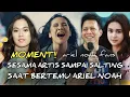 Download Lagu 10 artis yang salting saat bertemu ariel noah, nagita salavina dan syahnaz sampai melongo