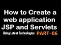 Developing Web Application with JSP and Servlets using Eclipse - 2024
