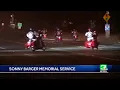 Not even an angry bump of shoulders at Hells Angels founder funeral despite safety concerns