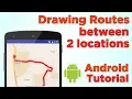 Draw route between two locations in Android - Google Maps Directions API
