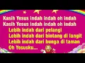 Kasih Yesus Indah Indah Oh Indah || Lagu Sekolah Minggu || Iringan