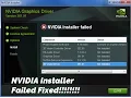 NVIDIA Driver Installation Failed FIXED 2016