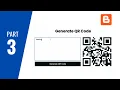 How To Add A Responsive QR Code Generator To Your Blogger Website