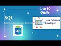 Java Full Stack Developer Mock Interviews SQL Q As