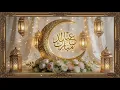 Golden Eid Mubarak Ambient Scene 4 Hours Ramadan Decoration Background Relaxing TV Visual