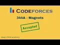 344A - Magnets Codeforces Solution Bangla C Language