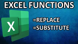 Learn Excel Functions REPLACE SUBSTITUTE