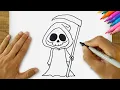 How to Draw the Grim Reaper Very Easy Grim Reaper Drawing