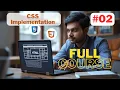 Lecture 02 CSS Implementation Website development full course HTML CSS and JavaScript Project