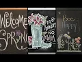 Spring Chalkboard - Some amazing ideas for Chalkboard decorations