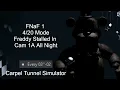 FNaF 1 - Mode With Freddy Stalled In The Show Stage All Night