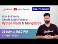 Flask Training How to Create Simple Login Form in Python Flask MongoDB Intellipaat