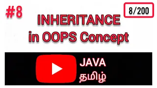 INHERITANCE in OOPS Concept inheritance In Tamil JAVA TAMIL OOPS Concept in Tamil Package