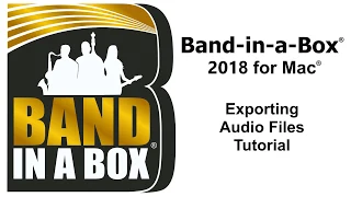 Download Band-in-a-Box® for Mac® - Exporting Audio Files Tutorial MP3