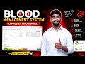 Blood Donation System Using Python Tkinter and MySQL