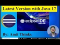How to Install Eclipse 2021-09 with Java 17 on Windows 10