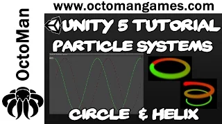 Unity 5 Tutorial Particle Systems Circle Helix with Code