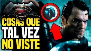 Cosas Que No Viste del Trailer Final - BATMAN V SUPERMAN 