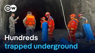 Hundreds trapped underground after Nepal flood disaster | DW News