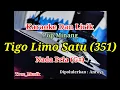 Download Lagu Karaoke Tigo Limo Satu (351) Nada Pria (G#) Anroys | Pop Minang