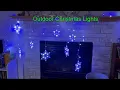 Christmas Decor Testing Snowflake Icicle Lights 8 2FT