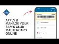 How to Apply Manage your Sam s Club Mastercard Online