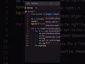 Draw Spiraling parallelogram using Turtle in Python