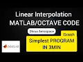 MATLAB Linear Interpolation Tutorial Code Vyadh Aerospace