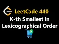 K-th Smallest in Lexicographical Order - Leetcode 440