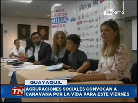 Agrupaciones sociales convocan a caravana por la vida para este viernes