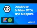 Database Entities DTOs Mappers - Rest API w Kotlin Spring Boot