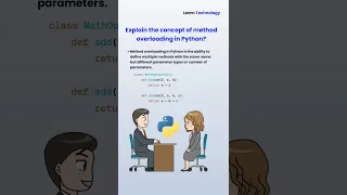 method overloading in Python Python interview question