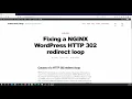 Fixing a HTTP 302 redirect loop