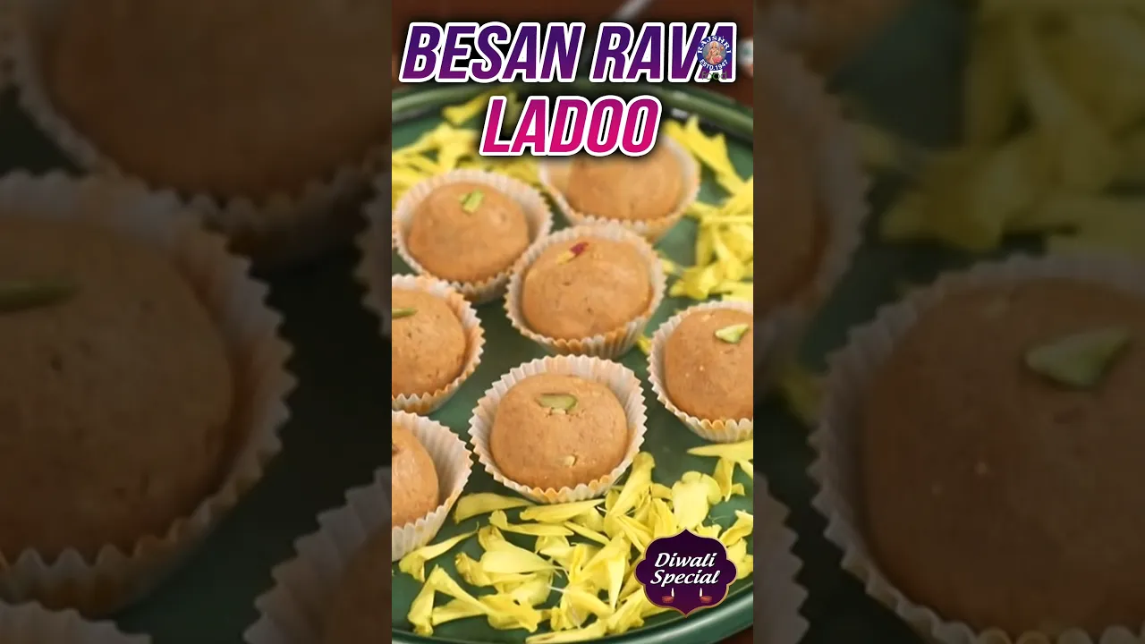 How To Make Besan Rava Ladoo   199 Only   Budget Binge   Diwali Special Recipe   Rava Laddu